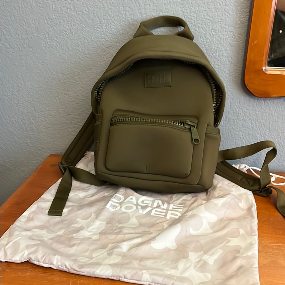 Dagne Dover Dakota Small Backpack- Dark Moss